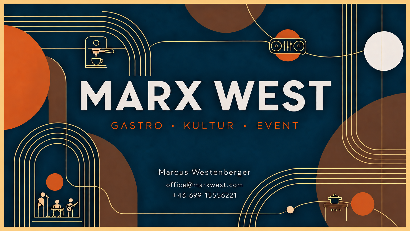 MARX WEST — Gastro, Kultur, Event — Marcus Westenberger
